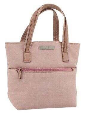 GUCCI Hand Bag Canvas Pink Silver 76480 Auth mr2317